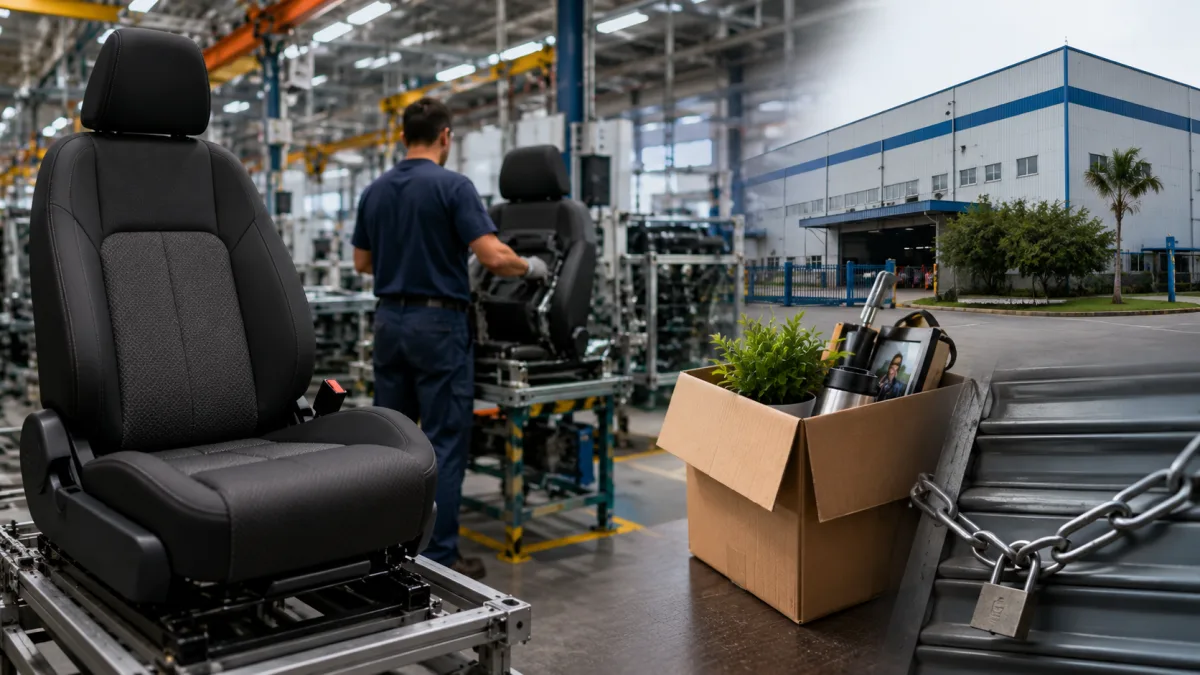 Golpe a la industria santafesina: cierra la empresa que fabricaba butacas para General Motors y deja el país